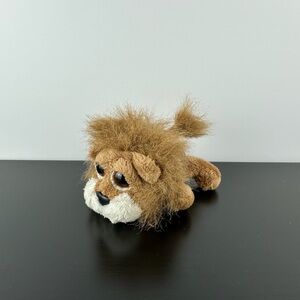 Russ Berrie Lil Peepers Carnie Lion 5” Big Brown Sad Eyes Plush Stuffed Peeper